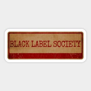 Typewriter - Black Label Society Sticker